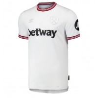 West Ham United Edson Alvarez #19 Fotballklær Bortedrakt 2024-25 Kortermet